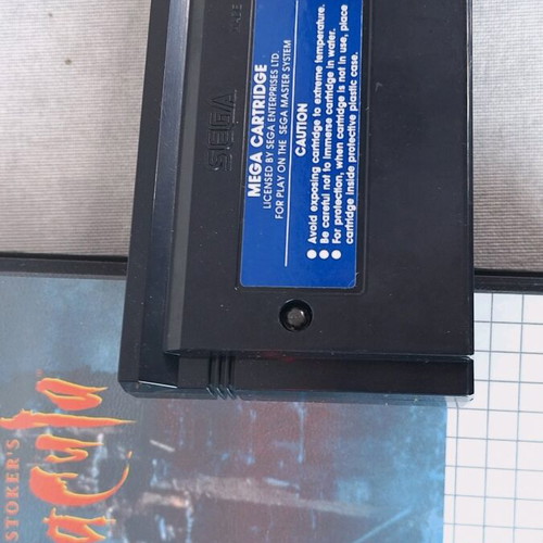 Bram Stoker’s Dracula Sega Master System Complete Box Manual Like New
