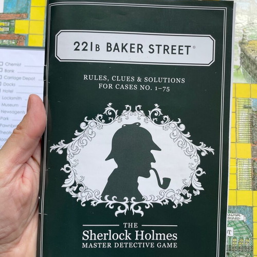 Επιτραπέζιο παιχνίδι Sherlock Holmes 221B Baker Street σαν καινούργιο