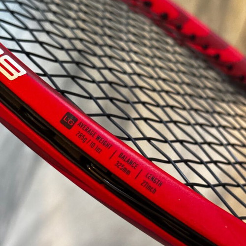 Yonex Vcore 98 16x19 tennis racket used, 285 gr L2