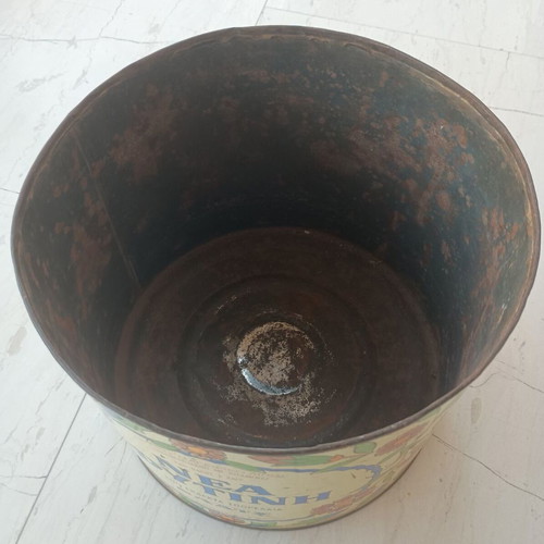 Fytini box used, height 24 cm diameter 22 cm