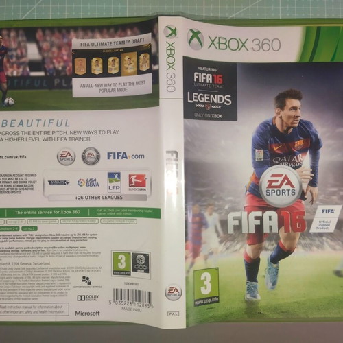 FIFA 16 Xbox 360 game