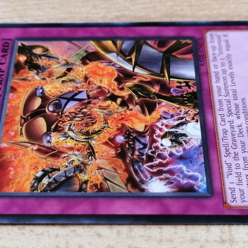 Yu-Gi-Oh! Void Feast 1st Edition Common Trap Card near mint