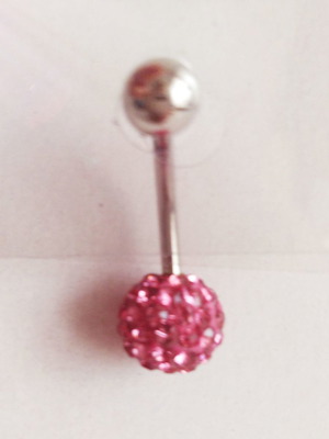 Pink navel piercing new