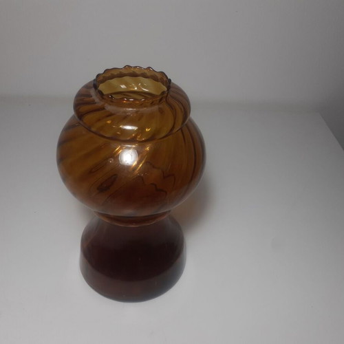 Decorative glass vase vintage used