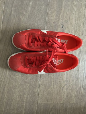 Nike Cortez sneakers, red, size 40.5