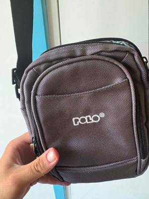 Polo shoulder bag like new, grey