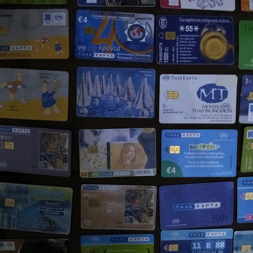 Collectible old 20 euro phone cards