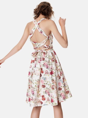 Floral dress one size Regalinas like new, multicolor