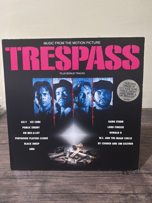 Trespass soundtrack vinyl record used, 1992 Germany edition