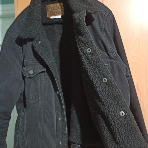 Men's jacket used, black, size L from Pull and Bear