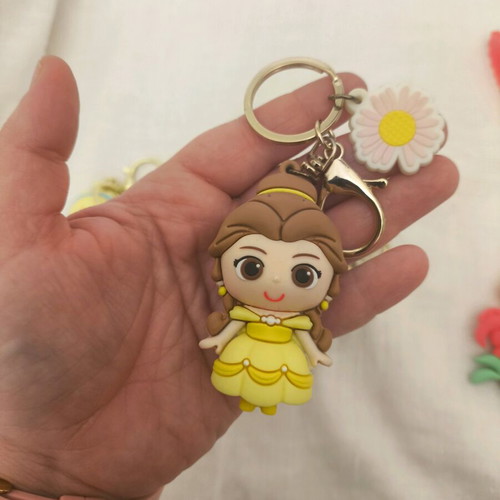 Disney Princess Keychains new, set of 5 with Cinderella and Ariel