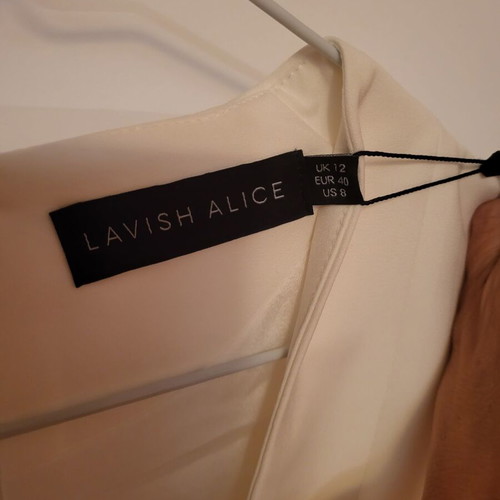 Lavish Alice Off-White Dress No 40 New