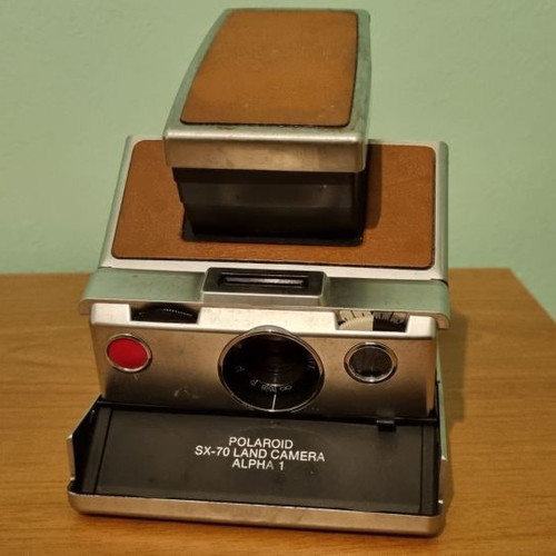Polaroid SX-70 camera used, vintage 1972