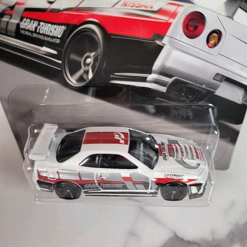 Hot Wheels Nissan Skyline GT-R R34 White Gran Turismo new