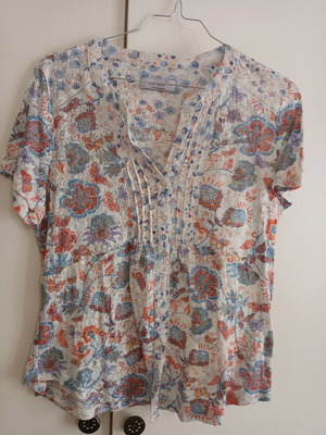 Marks and Spencer women's short-sleeve shirt like new, multicolor
