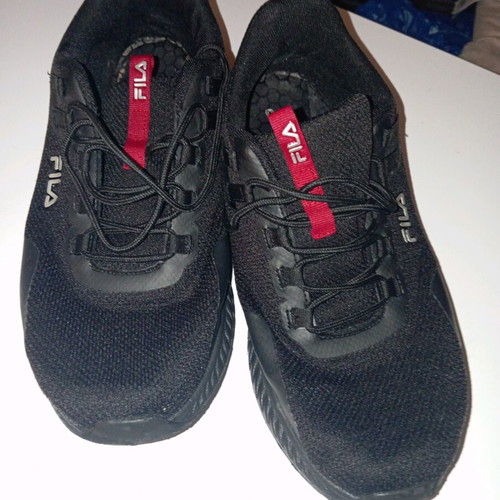 Fila Memory Zeke Nanobionic athletic shoes used, black, size 45