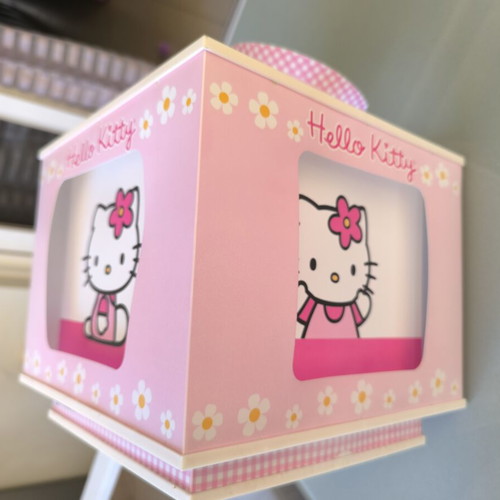 Hello Kitty ceiling light pink like new