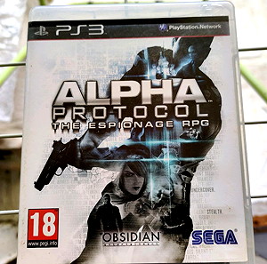 PS3 game ALPHA PROTOCOL