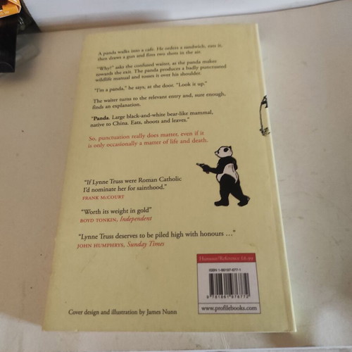 Eats, Shoots & Leaves by Lynne Truss like new, English humorous essay