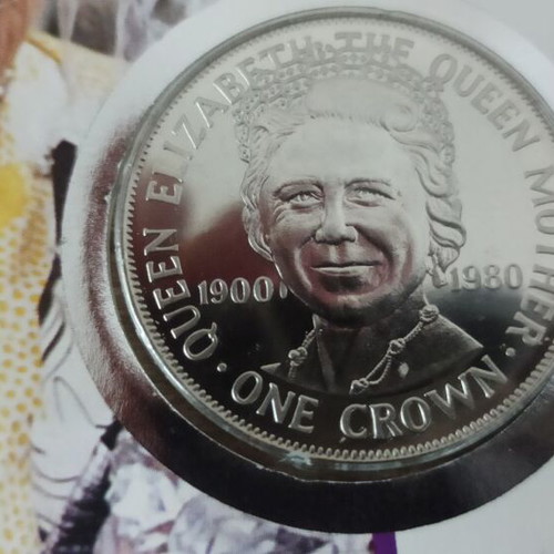 Gibraltar 1 Crown 1980 new commemorative coin Queen Elizabeth