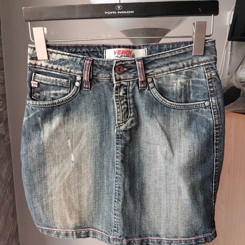 Verdi denim skirt, blue