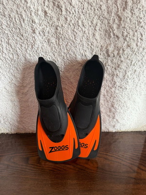 Zoggs Βατραχοπέδιλα Πισίνας Κοντά Orange 38-39 σαν καινούργια