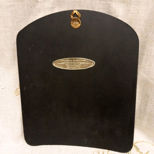Virgin Mary icon made of immutable metal like new