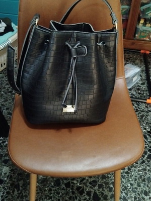 Τσάντα Elena Athanasiou καινούργια, μαύρη crossbody