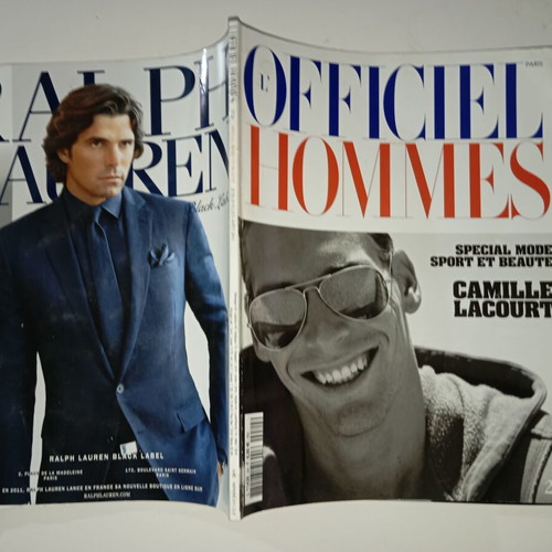 L' Officiel Hommes magazine used, June-August 2011 issue