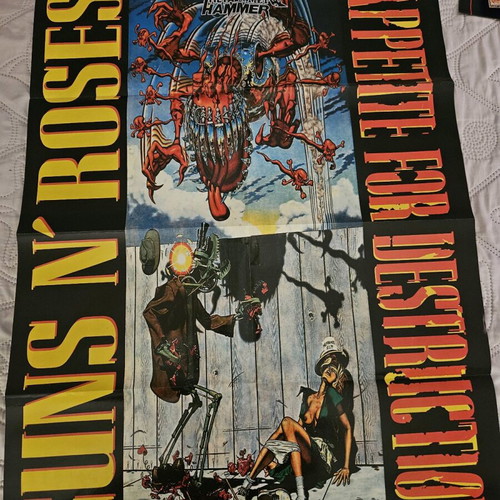 Guns N Roses Machine Head poster like new collectible