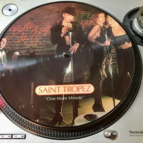 Saint Tropez Belle De Jour vinyl LP album picture disc used, pop
