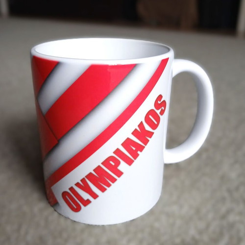 Olympiacos Mug new, vibrant red colors