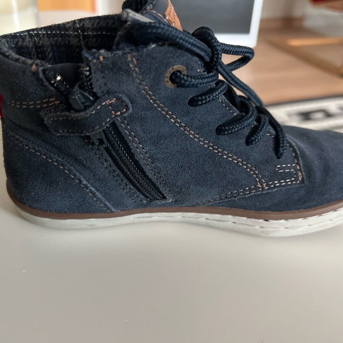 Heelys kids leather boots blue like new, size 32