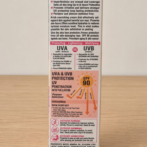 Donkey Milk Protect Sunblock SPF90+ 130ml new, water resistant