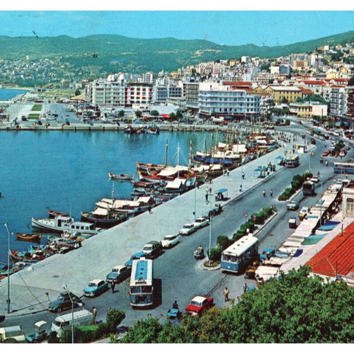 Collectible postcards used, pack of 10, 1965-80