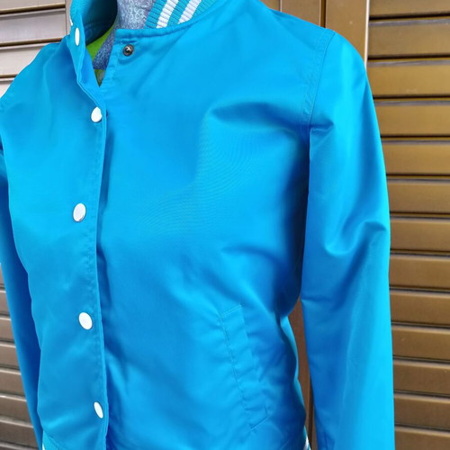 Bomber jacket Urban Classics like new, blue turquoise, size XS