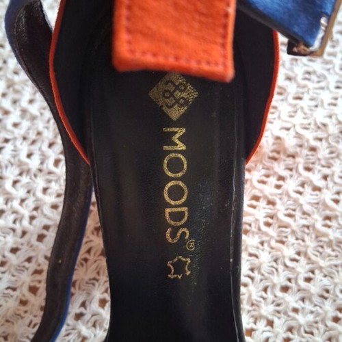 Moods Shoes leather sandals like new, colorful, size 38