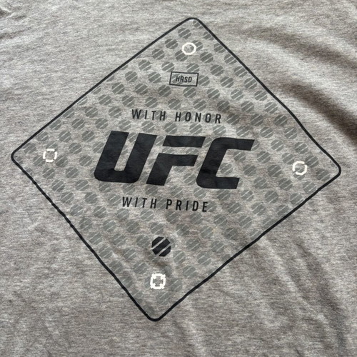 Reebok X UFC Collab Graphic men's T-shirt size M, grey