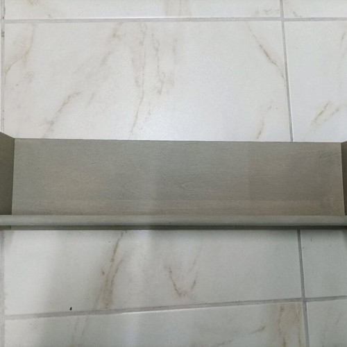 IKEA wooden shelf for spices, painted gray, like new