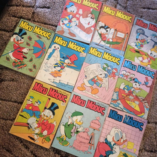Mickey Mouse used issues 1007, 1010, 1011