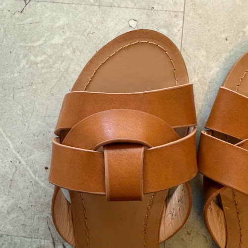 Chiara Foscari flat brown slippers size 36 new