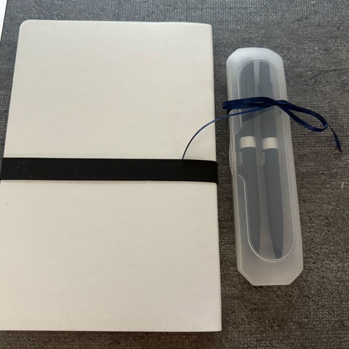 Notebook and two luxury pens set new