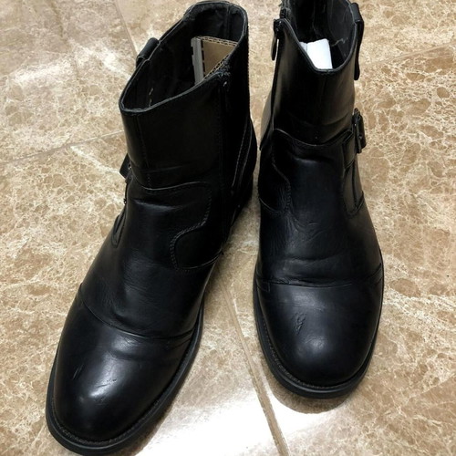 Il Mondo boots used, black leather, size 42