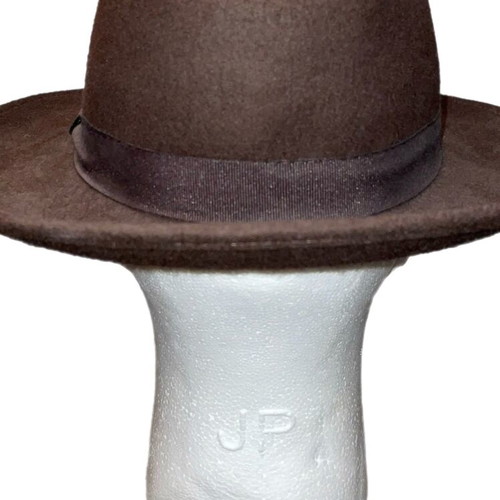 Fedora hat brown like new, size 57