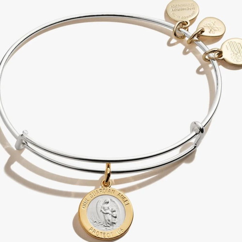 Alex and Ani Guardian Angel Energy Bracelet new, silver and gold