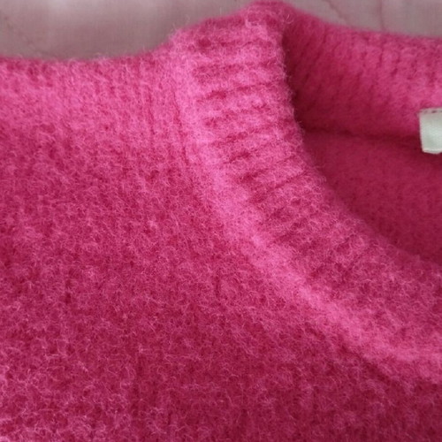 Terranova women's knitted fuzzy sweater like new, size S, pink