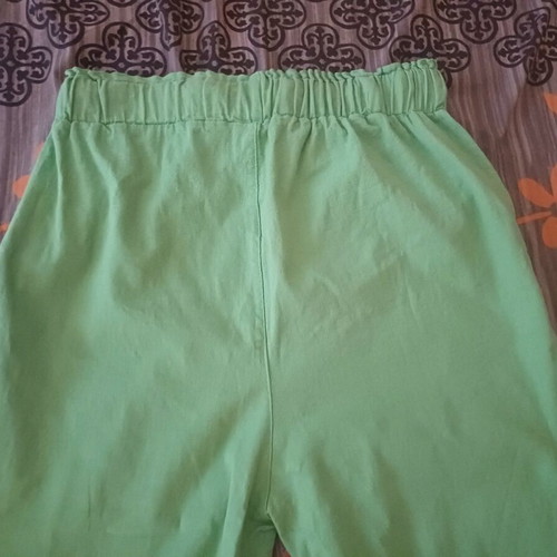Cotton women's pants like new, size S, mint green
