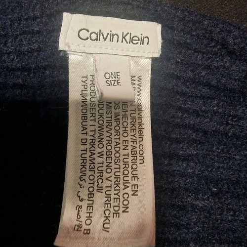 Calvin Klein scarf new, blue, unisex