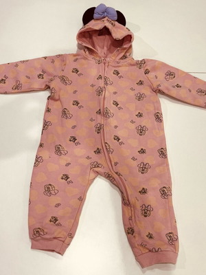 Disney Minie Mouse full-body sweatshirt like new no 86cm for 12/18m