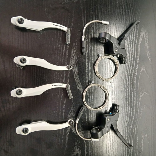 Promax V brakes and levers set with cables